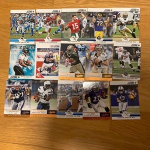15 football cards.